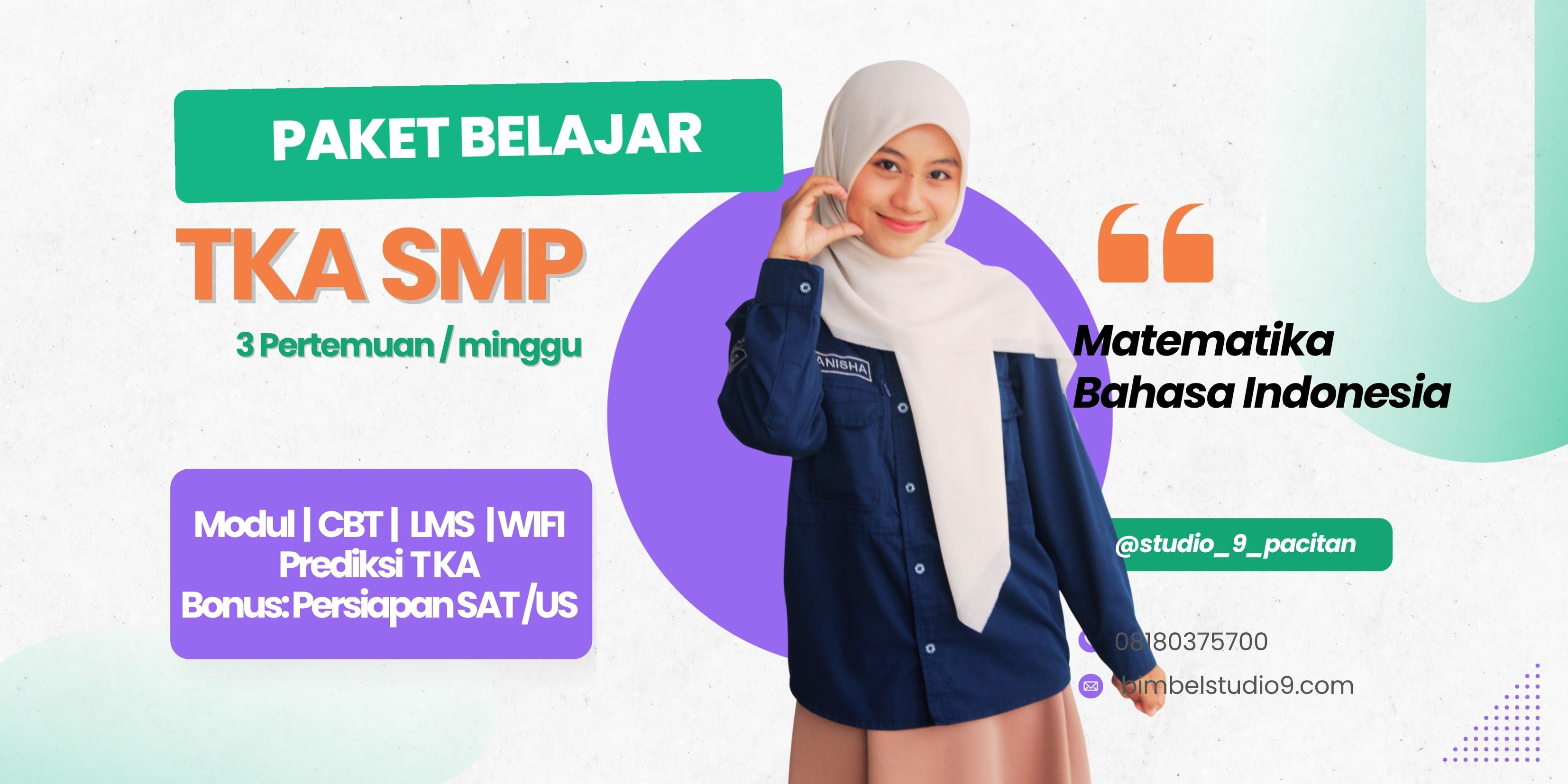 TKA SMP 3 Pert / minggu
